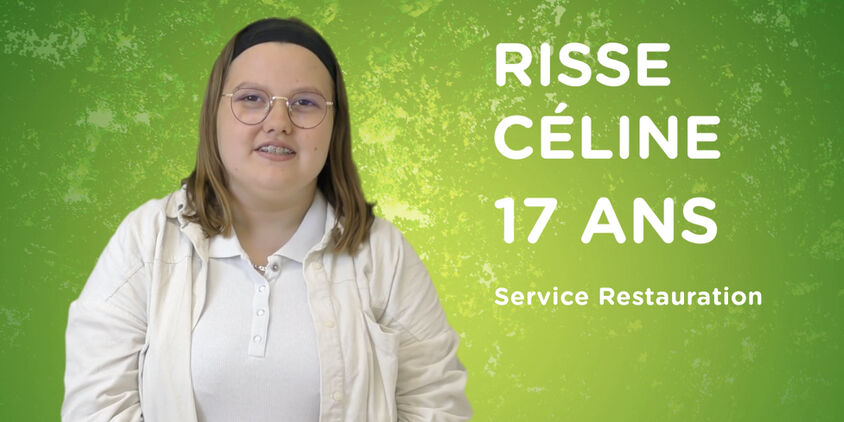 CV vidéo : Céline RISSE (Service Restauration)